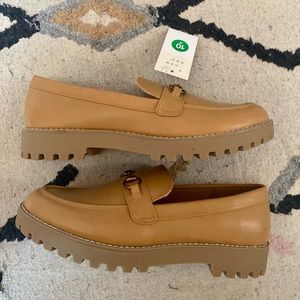 A New Day Danica Platform Loafers in Tan - *WIDE WIDTH*